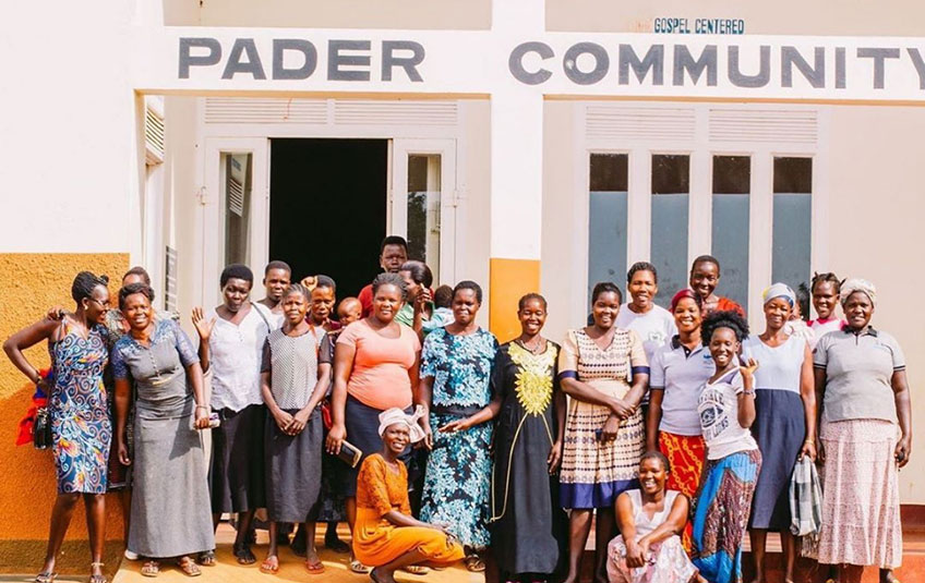 A group photo of the Women of Pader in Uganda