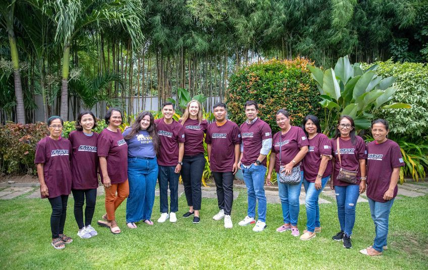 group in the philippines wearing FMSC shirts