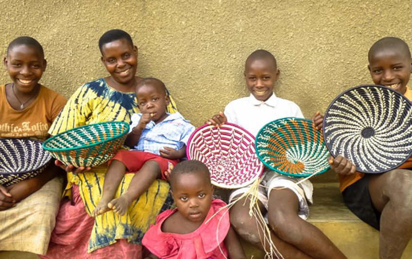 Beautiful Ugandan Baskets