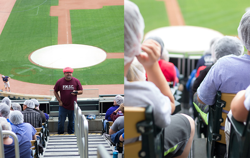 target field